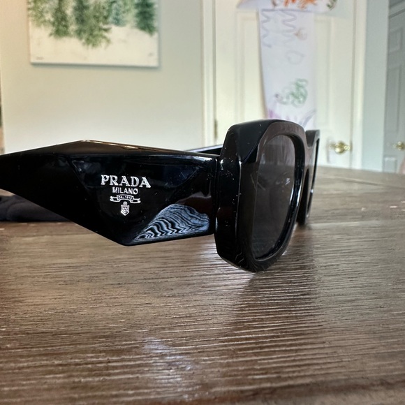 Prada Glossy Black Sunglasses - Picture 3 of 5
